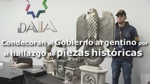 Condecoran al Gobierno argentino por el hallazgo de piezas históricas