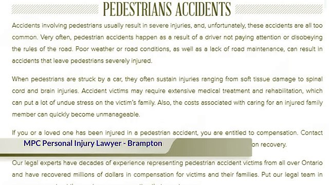 Personal Injury Lawyer Brampton - MPC Personal Injury Lawyer (289) 201-3780