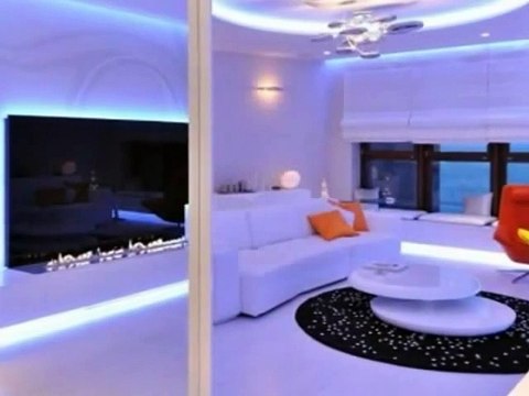 Minimalist Apartment Design With Orange Accents 480p