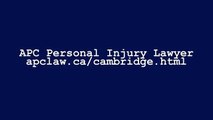 Injury Lawyer Cambridge ON - APC Personal Injury Lawyer (519) 957-2044