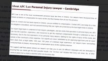Personal Injury Lawyer Cambridge ON - APC Personal Injury Lawyer (519) 957-2044
