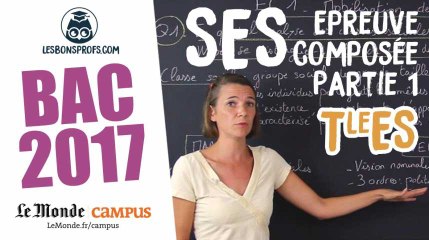 Bac ES 2017 : corrigé de SES (Epreuve composée - partie 1)