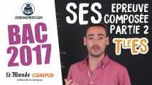 Bac ES 2017 : corrigé de SES (Epreuve composée - Partie 2)
