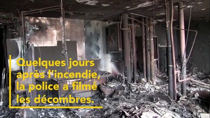 Des images de la tour Grenfell quelques jours après l'incendie
