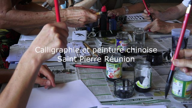 Télé Péi - Calligraphie Chinoise -Saint Pierre Réunion.
