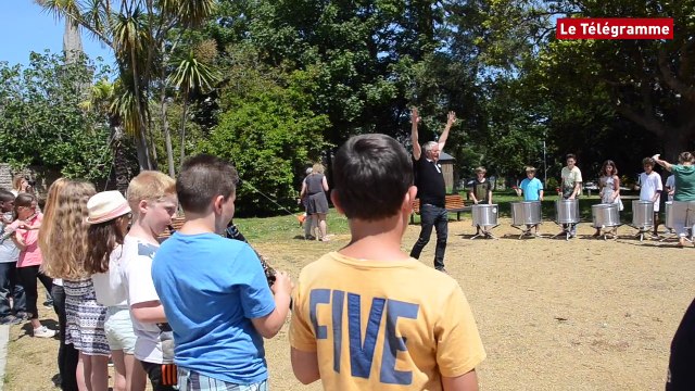 Paimpol. Fête de la musique élèves de l'école Le Bras
