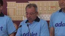 CHP'li Vekiller, 'Adalet' Yazılı Tişörtler Giyerek, Meclis'te Basın Toplantısı Düzenlendi 2.