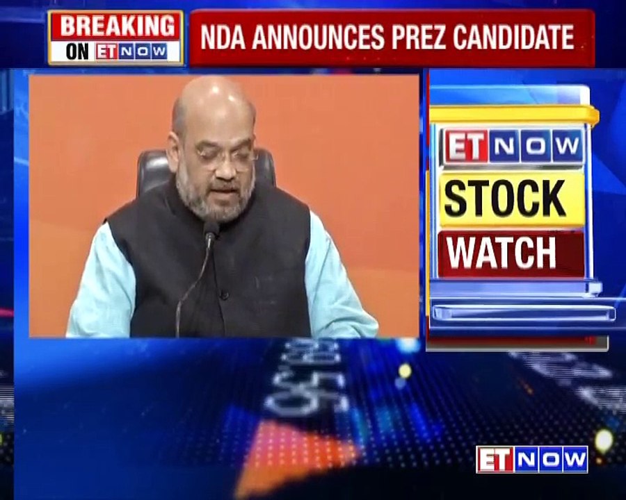 NDA Announces Ram Nath Kovind As Presidential Canditate