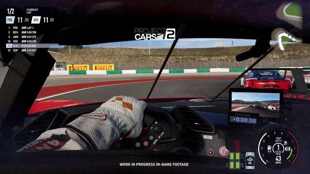 Project CARS 2 - E3 2017, Ferrari 488 GT3, Algarve, Cockpit view