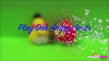 Make Play Doh Angry Birds with HooplaKidz How To _ Learn