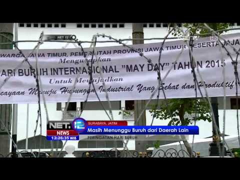 Live Report Peringatan Hari Buruh di Surabaya - NET12