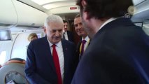 Başbakan Yıldırım, Yunanistan Dönüşü Uçakta Gazetecilere Açıklamalarda Bulundu