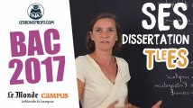 Bac ES 2017 : corrigé de SES (Dissertation)