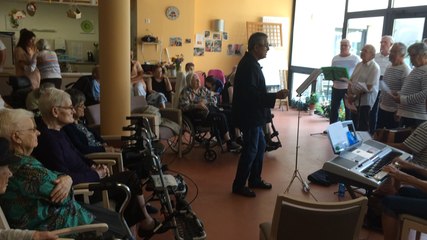 Fête de la musique pour les anciens