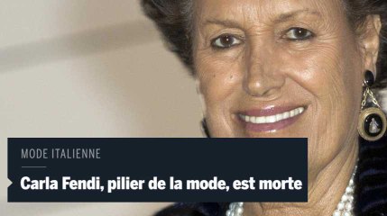 Carla Fendi, un pilier de la mode italienne, est morte