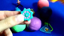 9 Playdoh Surprise EGGS Angry Birds Toys , Cars Toys
