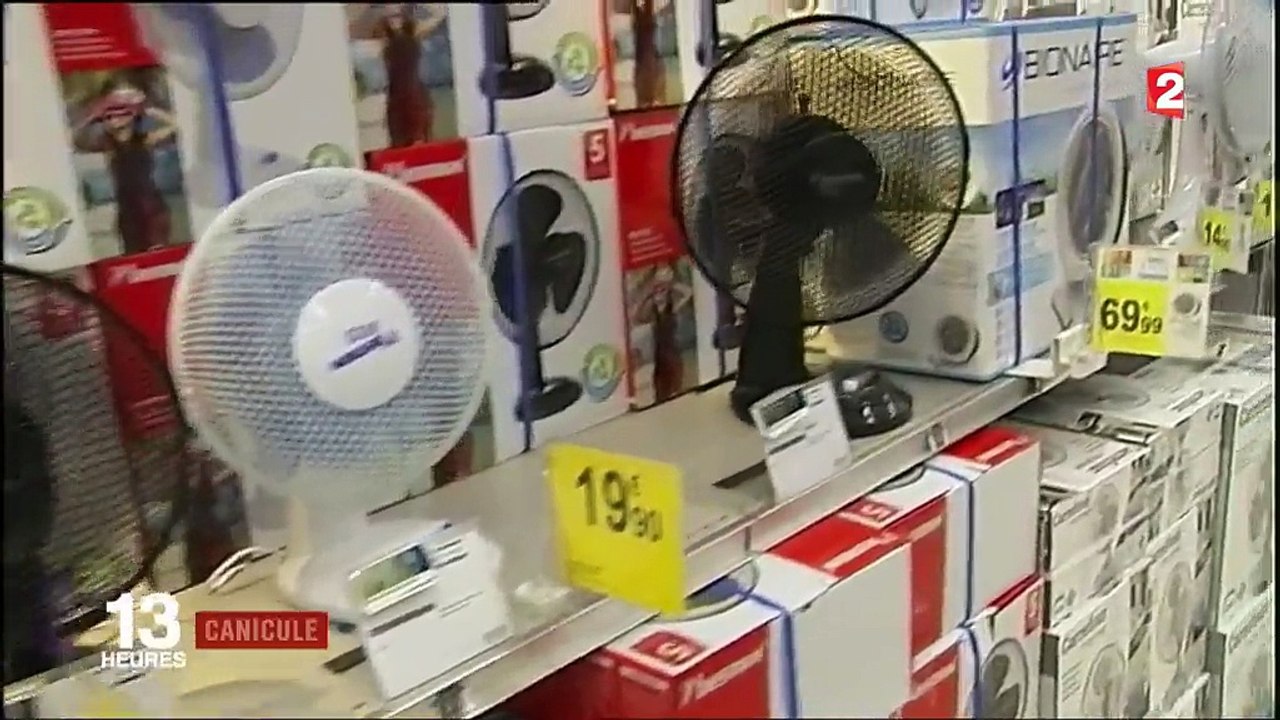 Vague de chaleur : ruée sur les ventilateurs
