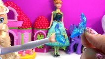 Ana cambio cambiador de muñeca congelado juego princesa Reina juguete agua agua agua Elsa disney color unboxin