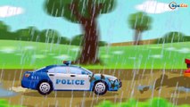 Мультики про машинки все серии подряд - Полицейская машина и Эвакуатор в Городе Видео для детей