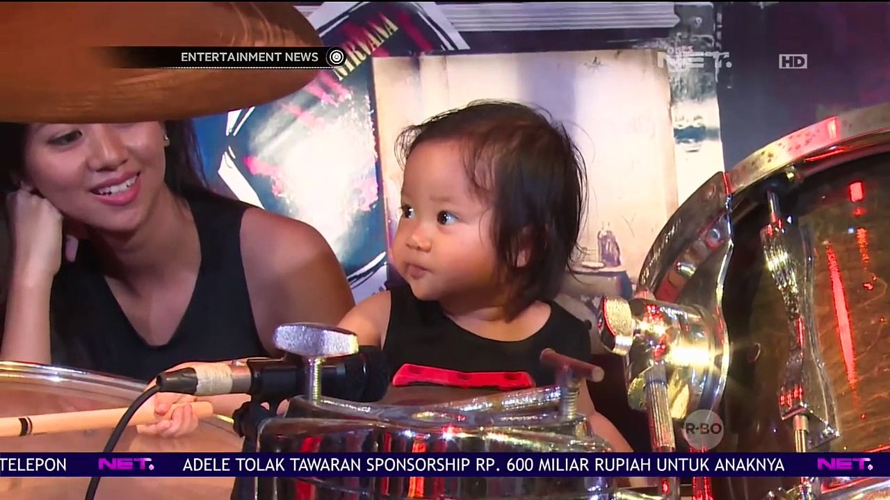 Putra Bungsu Bimbim 'Slank' Mulai Tunjukkan Bakatnya dalam Bermain Drum