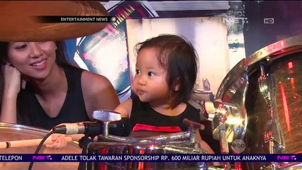 Putra Bungsu Bimbim 'Slank' Mulai Tunjukkan Bakatnya dalam Bermain Drum