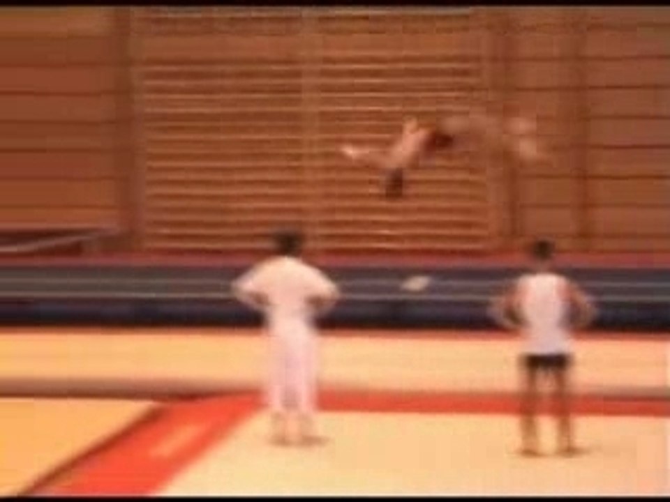 Stage de tumbling à Publier en 2005