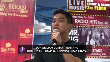 Boy William Curhat Soal Hubungan Jarak Jauh Dengan Kekasihnya