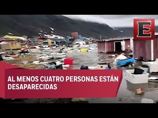 Tsunami golpea costas de Groenlandia