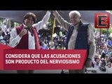 López Obrador defiende a Delfina Gómez