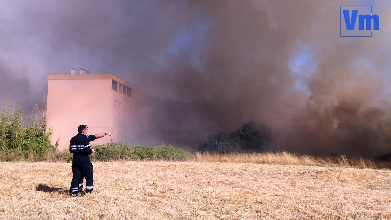 Départ de feu à Hyères