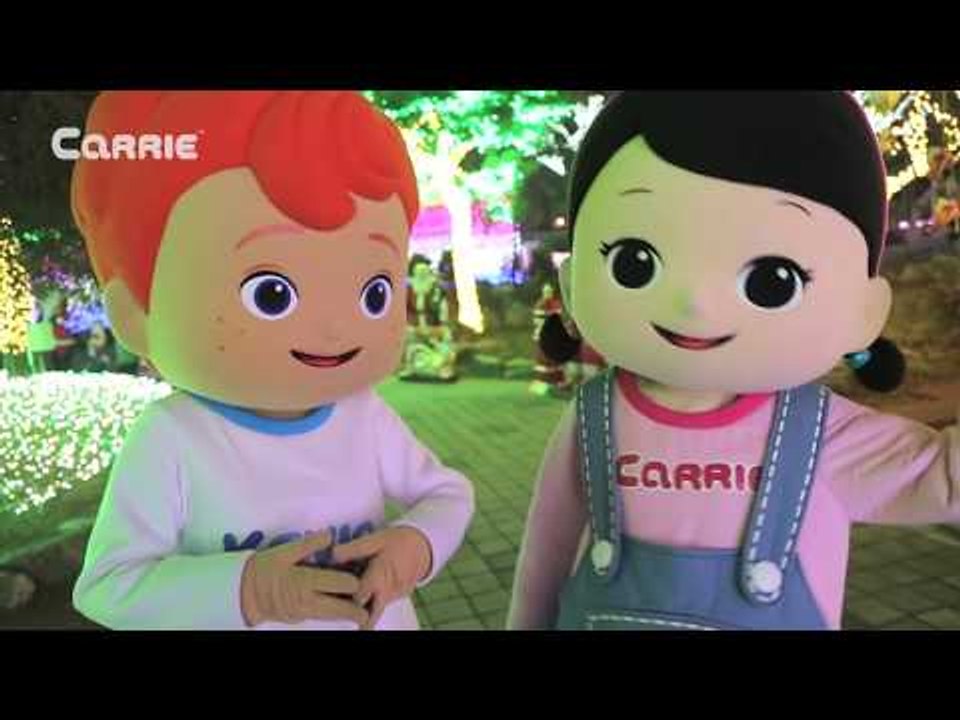 캐빈과 캐리의 드론 으로 크리스마스 유령 놀이 | 캐리 앤 플레이