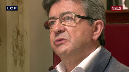 Jean-Luc Mélenchon : "le ticket d'entrée des socialistes c'est de voter contre la confiance à Macron"