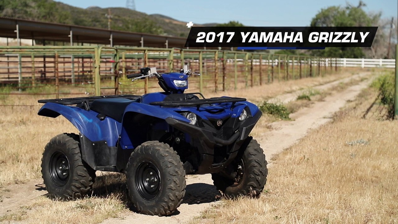 2017 Yamaha Grizzly 700 4x4 Eps Atv Review Video Dailymotion