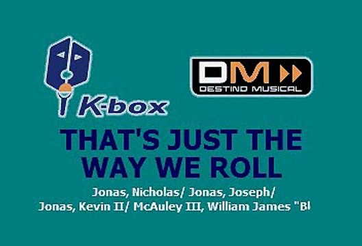 Jonas Brothers - That´s Jus The Way We Roll (Karaoke)