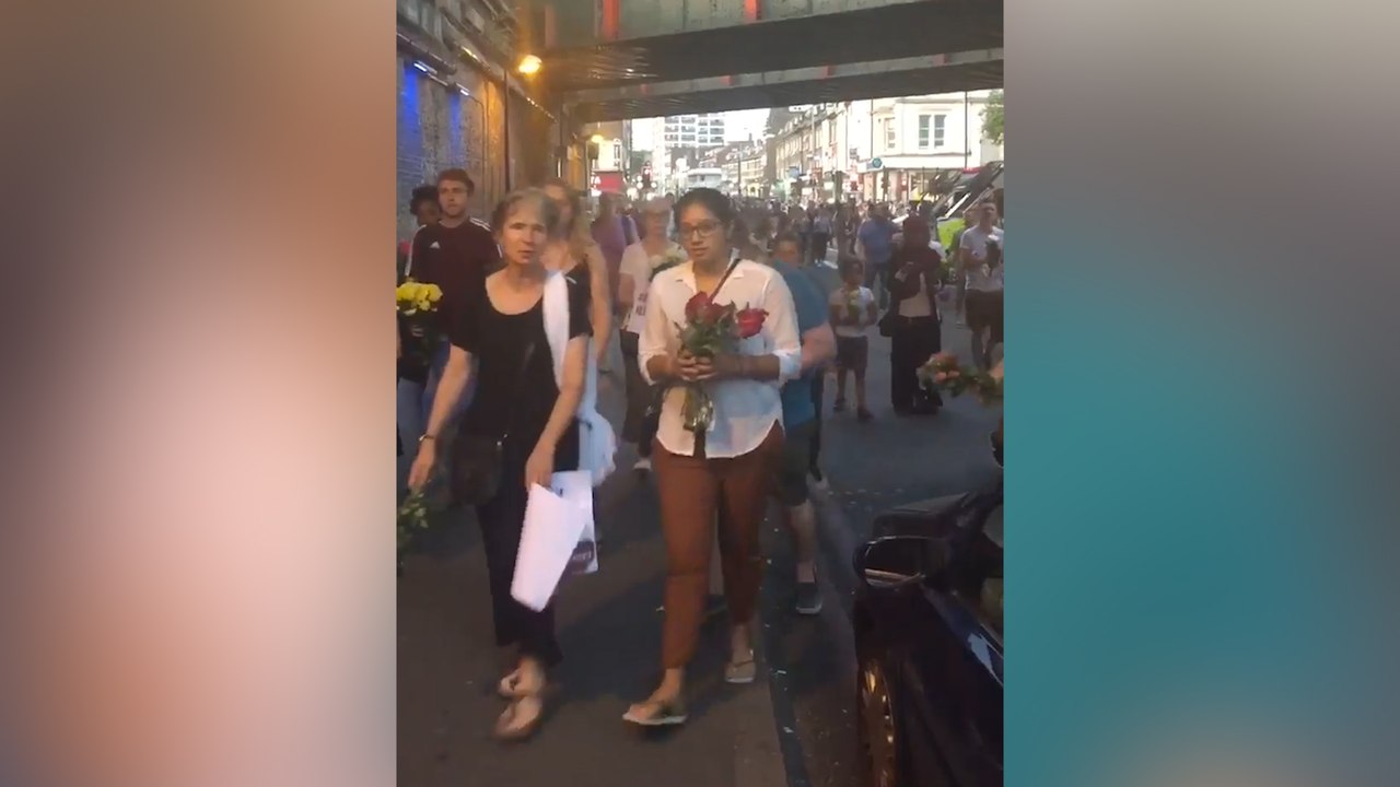 Londoners hold vigil after mosque attack