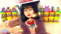Huevo Sorpresa Gigante de La Mujer Maravilla en Español de Plastilina Play Doh