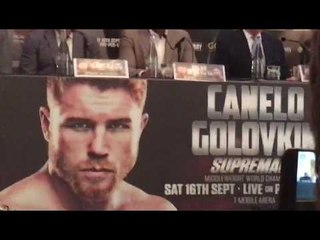Gennady Golovkin All Smiles At Presser With Canelo In London EsNews Boxing
