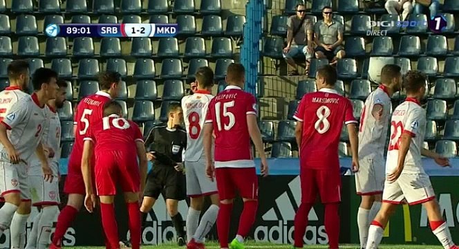 2 -2 Uros Djurdjevic Goal HD - Serbia U21 2 - 2 Macedonia U21 20.07.2017 HD