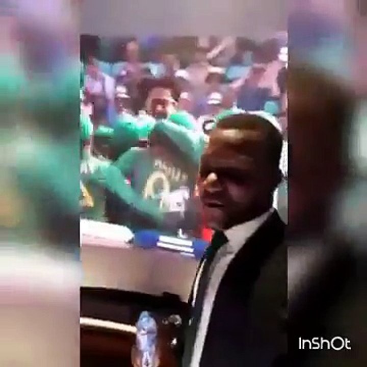 Winning Moment of Champions Trophy with Darren Sammy