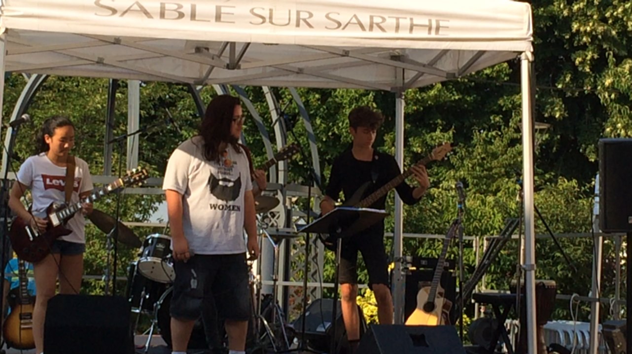 Les élèves de l'atelier musiques actuelles fêtent la musique