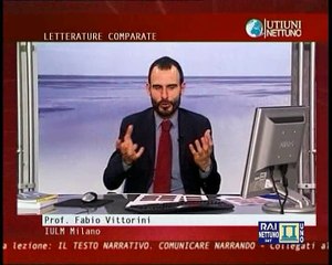 Letterature comparate - Lez 03 - Il testo narrativo. Comunicare narrando