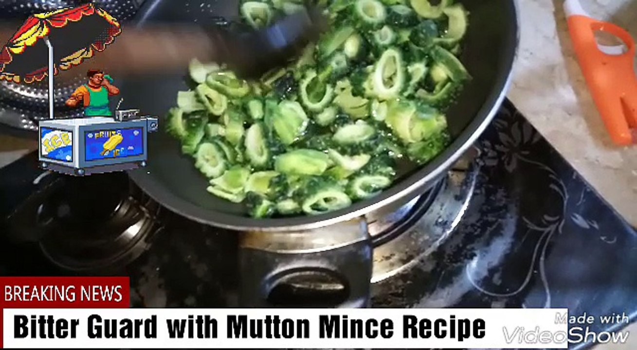 Bitter Guard with Mutton Mince Recipe Part 4
