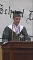 Valedictorian's graduation speech cut off after he criticizes school's administration