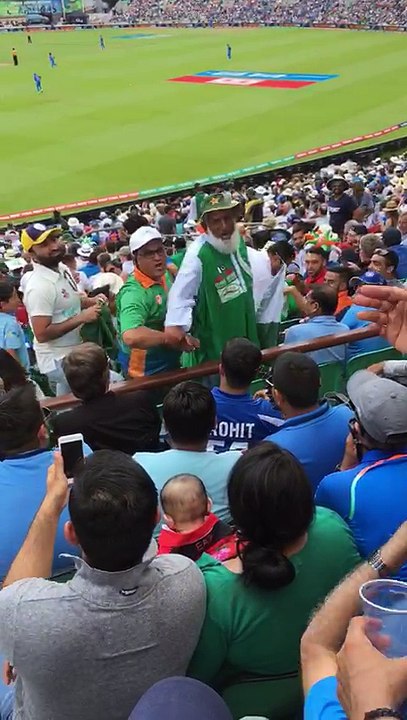 fight between Indian vs Pakistan in icc champion trophy 2017