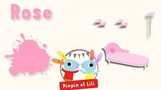 Apprendre les couleurs avec Pinpin et Lili - le rose