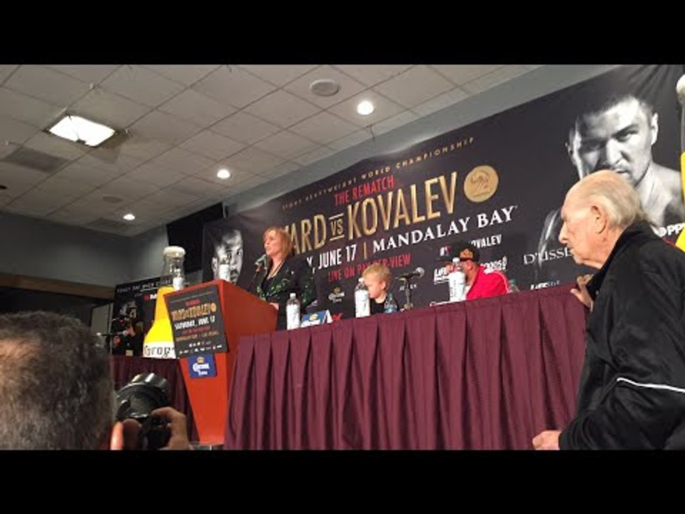 ((Fireworks)) Andre Ward vs Sergey Kovalev FULL Post Ward