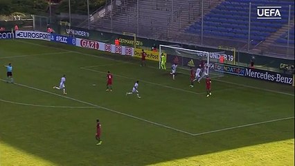 Mbappe Celebrates like Ronaldo. Goal vs Portugal EURO U19