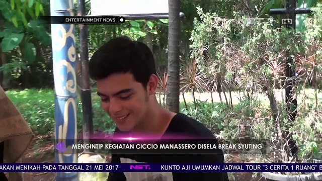 Yuk Intip Kegiatan Ciccio Manassero Disela Break Syuting
