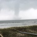 Waterspout Forms Off St. George Island as Tropical Storm Gains Steam in the Gulf
