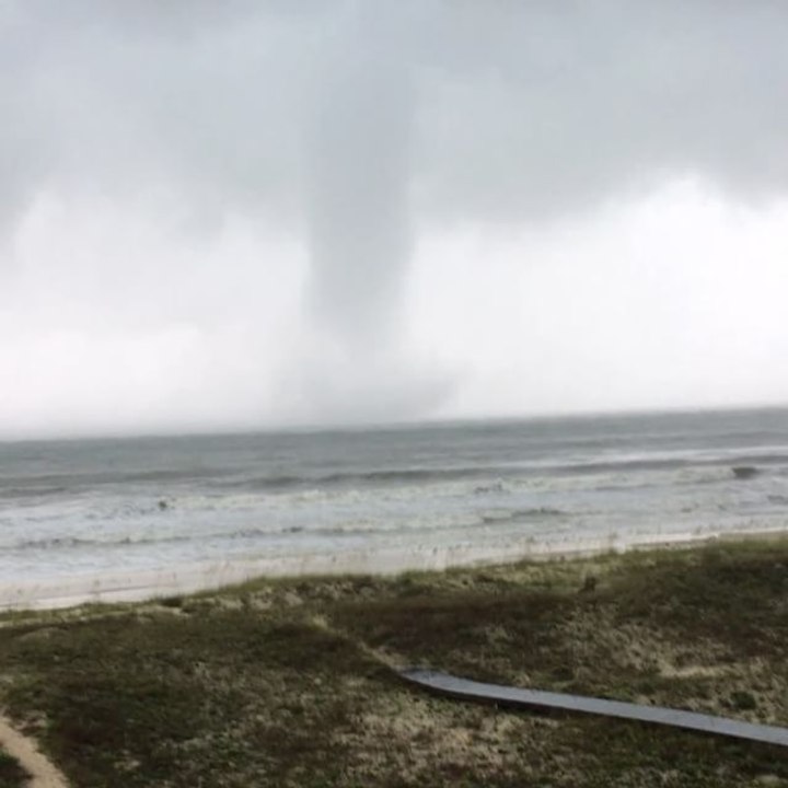 Waterspout Forms Off St. George Island as Tropical Storm Gains Steam in the Gulf